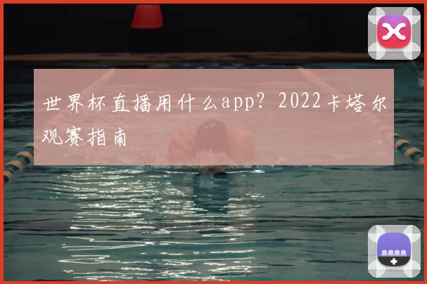 世界杯直播用什么app?2022卡塔尔观赛指南