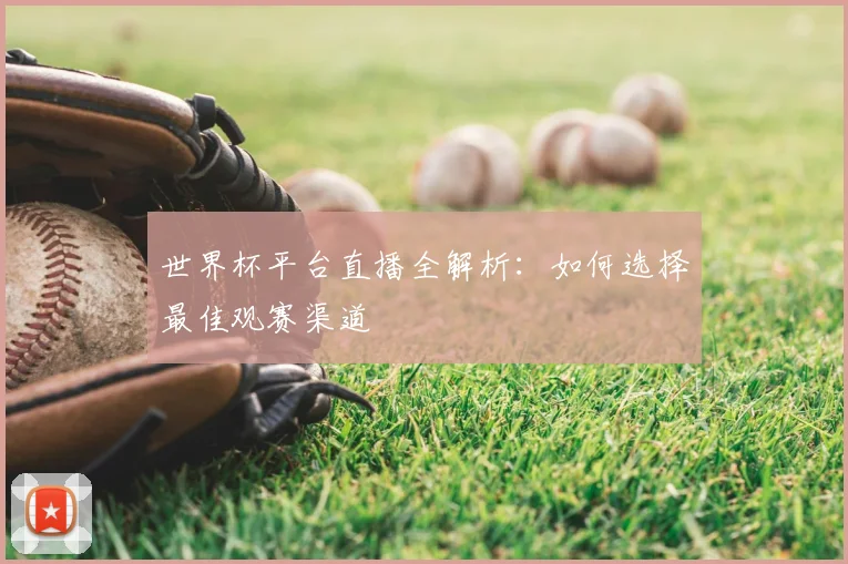 世界杯平台直播全解析:如何选择最佳观赛渠道